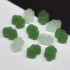 DIY glass imitation jade auspicious cloud "Fu" character pendant, ancient-style hairpin pendant connected with tassel hanging material, jade beads details Picture
